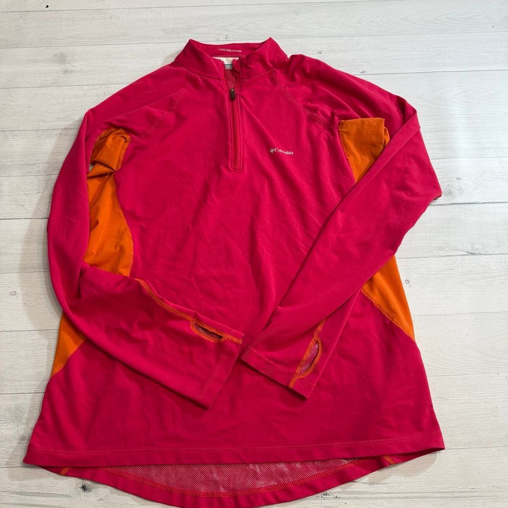 Columbia women's pink pullover large